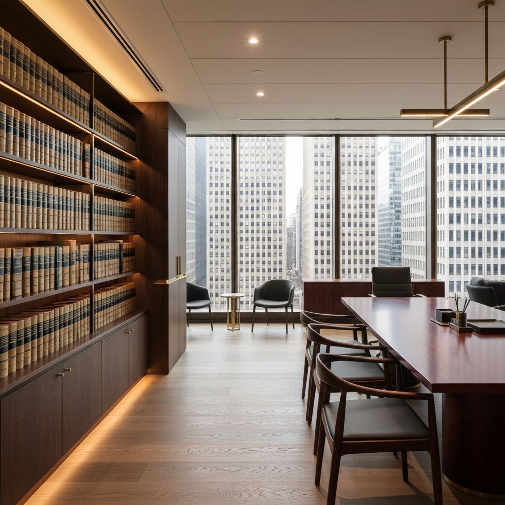 Oficina moderna de estudio jurídico